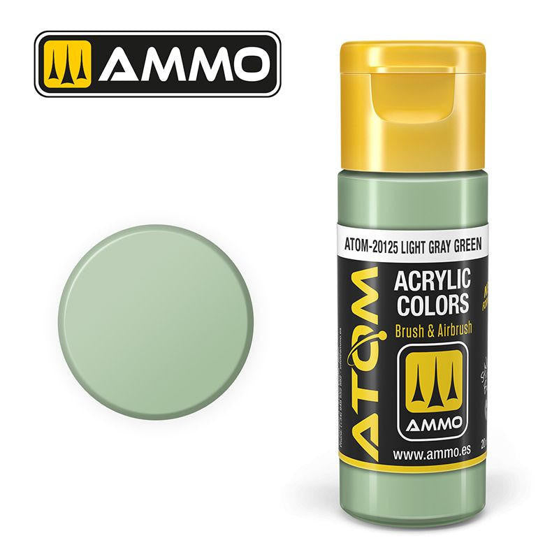 MiG Ammo ATOM COLOR Light Gray Green FS34424 (20125)